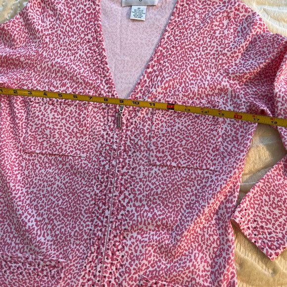 Bloomingdale's sweater pink size 2P Rayon & Nylon - Picture 10 of 11